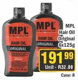 J&E Cash and Carry MPL Hair Oil Original offer