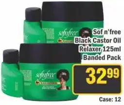 J&E Cash and Carry Sof n'free Black Castor Oil Relaxer offer
