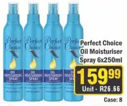 J&E Cash and Carry Perfect Choice Oil Moisturiser Spray offer