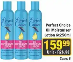 J&E Cash and Carry Perfect Choice Oil Moisturiser Lotion offer