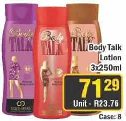 J&E Cash and Carry Body Talk Lotion offer