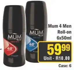 J&E Cash and Carry Mum 4 Men Roll-on offer