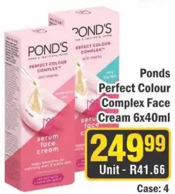 J&E Cash and Carry Ponds Perfect Colour Complex Face Cream offer