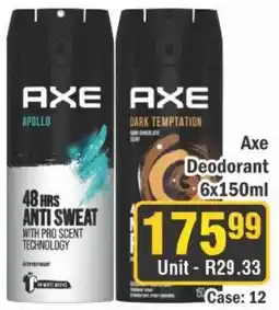 J&E Cash and Carry Axe Deodorant offer
