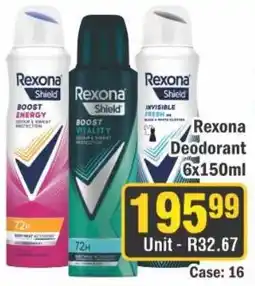 J&E Cash and Carry Rexona Deodorant offer