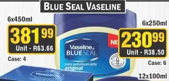 J&E Cash and Carry Vaseline BLUE SEAL offer