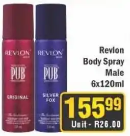 J&E Cash and Carry Revlon Body Spray Male offer