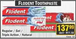J&E Cash and Carry Flodent Toothpaste offer