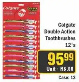 J&E Cash and Carry Colgate Double Action Toothbrushes offer