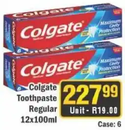 J&E Cash and Carry Colgate Toothpaste Regular offer