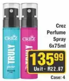 J&E Cash and Carry Crez Perfume Spray offer