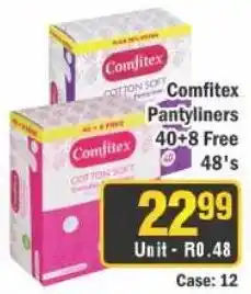 J&E Cash and Carry Comfitex Pantyliners offer