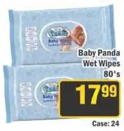 J&E Cash and Carry Baby Panda Wet Wipes offer