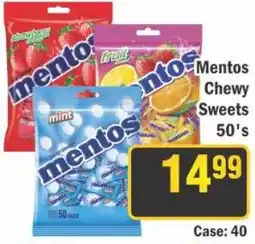 J&E Cash and Carry Mentos Chewy Sweets 50's offer