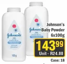 J&E Cash and Carry Johnson's Baby Powder offer