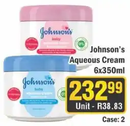 J&E Cash and Carry Johnson's Aqueous Cream offer