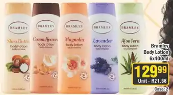 J&E Cash and Carry Bramley Body Lotion offer