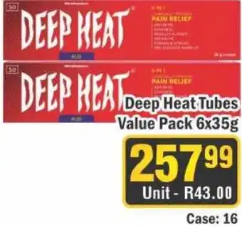 J&E Cash and Carry Deep Heat Tubes offer
