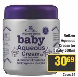 J&E Cash and Carry Reitzer baby Aqueous Cream offer