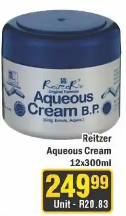 J&E Cash and Carry Reitzer Aqueous Cream offer