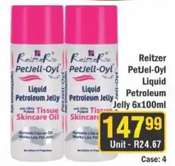 J&E Cash and Carry Reitzer PetJell-Oyl Liquid Petroleum Jelly offer