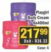 J&E Cash and Carry Playgirl Body Cream offer