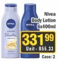 J&E Cash and Carry Nivea Body Lotion offer