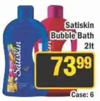 J&E Cash and Carry Satiskin Bubble Bath offer