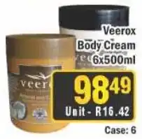 J&E Cash and Carry Veerox Body Cream offer