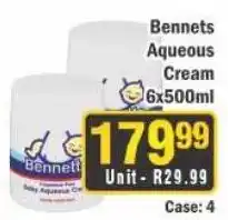 J&E Cash and Carry Bennets Aqueous Cream offer