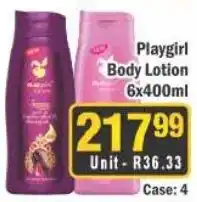 J&E Cash and Carry Playgirl Body Lotion offer