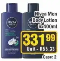 J&E Cash and Carry Nivea Men Body Lotion offer