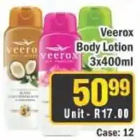 J&E Cash and Carry Veerax Body Lotion offer