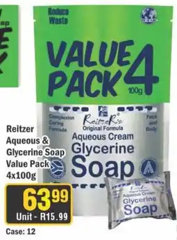 J&E Cash and Carry Reitzer Aqueous & Glycerine Soap Value Pack offer