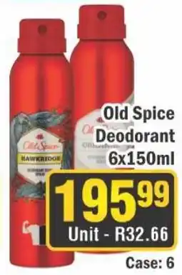 J&E Cash and Carry Old Spice Deodorant offer