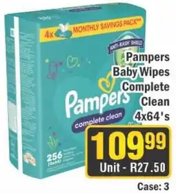 J&E Cash and Carry Pampers Baby Wipes Complete Clean offer