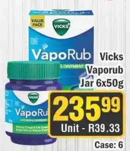 J&E Cash and Carry Vicks VapoRub offer