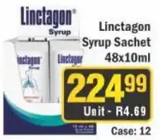 J&E Cash and Carry Linctagon Syrup Sachet offer