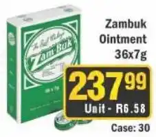 J&E Cash and Carry Zambuk Ointment offer