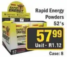J&E Cash and Carry Rapid Energy Powders offer