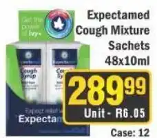 J&E Cash and Carry Expectamed Cough Mixture Sachets offer