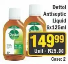 J&E Cash and Carry Dettol Antiseptic Liquid offer