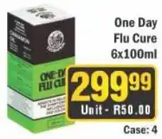 J&E Cash and Carry One Day Flu Cure offer