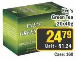 J&E Cash and Carry Eve's Green Tea offer