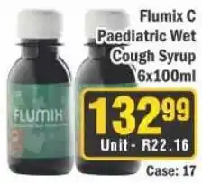 J&E Cash and Carry Flumix C Paediatric Wet Cough Syrup offer
