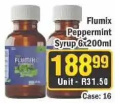 J&E Cash and Carry Flumix Peppermint Syrup offer