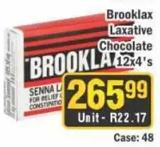J&E Cash and Carry Brooklax Laxative Chocolate offer