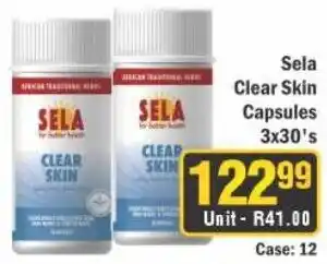 J&E Cash and Carry Sela Clear Skin Capsules offer