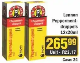J&E Cash and Carry Lennon Peppermintdruppels offer
