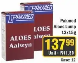 J&E Cash and Carry Pakmed Aloe Lump offer